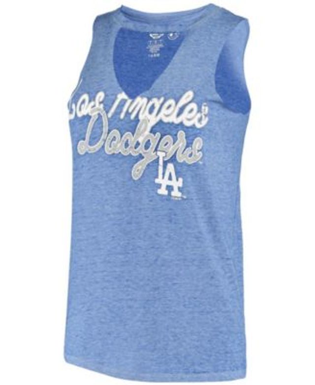 Women's Nike Royal Los Angeles Dodgers X-Ray Racerback Performance Tank Top