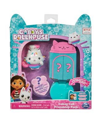 DreamWorks Gabby’s Dollhouse, Friendship Pack with Cakey Cat, Surprise Figure and Accessory, Kids Toys for Ages 3 and up