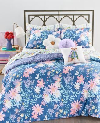 Daphne Floral Reversible 3-Pc. King Comforter Set, Created for Macy's 
