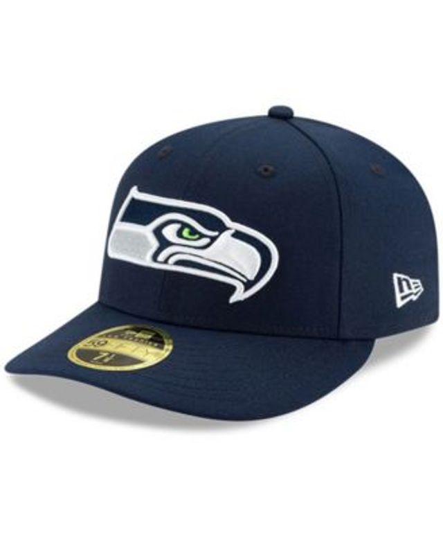 Seattle Seahawks New Era Arch 59FIFTY Fitted Hat - College Navy