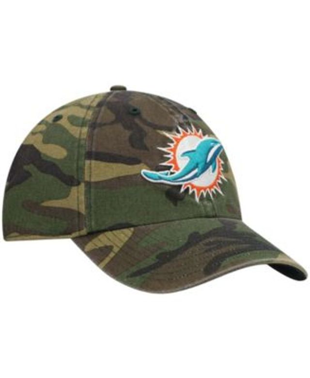 Men's New Era Khaki Miami Dolphins Retro Beachin 9FIFTY Snapback Hat