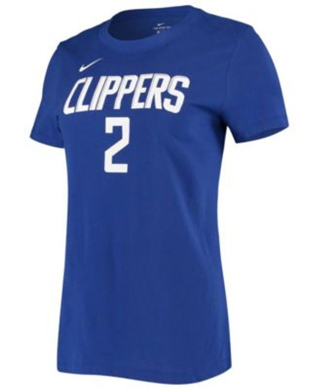 Fanatics Women's Kawhi Leonard Cream LA Clippers Raglan Three-Fourth Sleeve  T-shirt