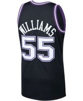 Men's Mitchell & Ness Jason Williams Black Sacramento Kings 2000-01 Hardwood Classics Swingman Player Jersey