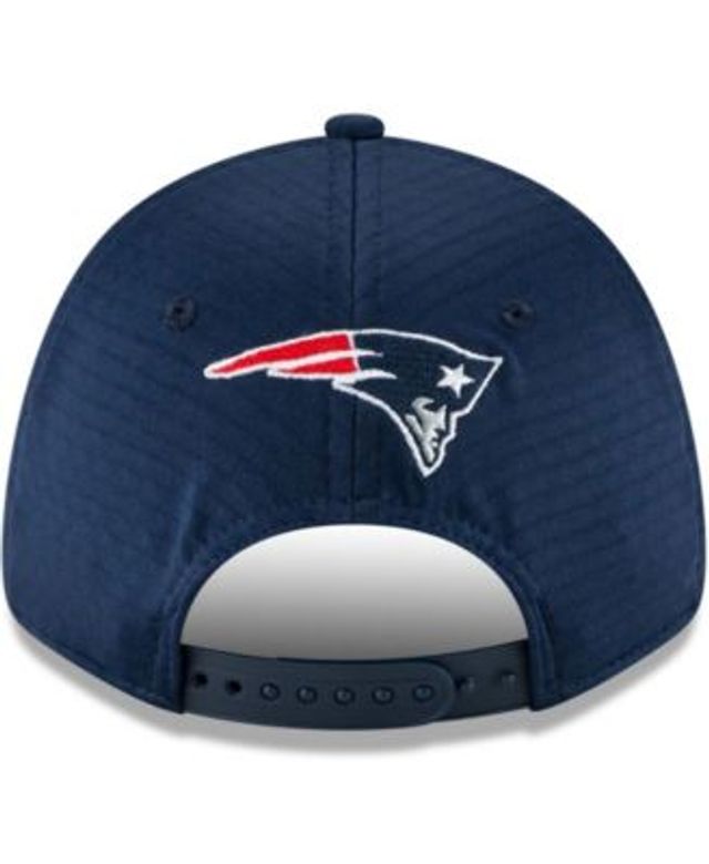 Men's New Era Navy England Patriots 2023 NFL Training Camp Adjustable Visor