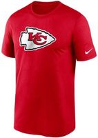 Men's Nike Heathered Gray Kansas City Chiefs Primary Logo T-Shirt