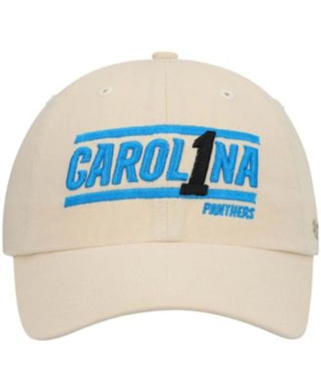 Men's '47 Charcoal Carolina Panthers Clean Up Script Adjustable Hat