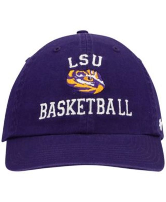 Men's New Era Purple LSU Tigers Patch 59FIFTY Fitted Hat