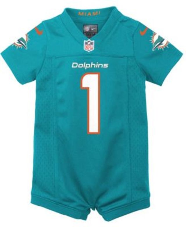 Nike Toddler Boys and Girls Jaylen Waddle Aqua Miami Dolphins Game