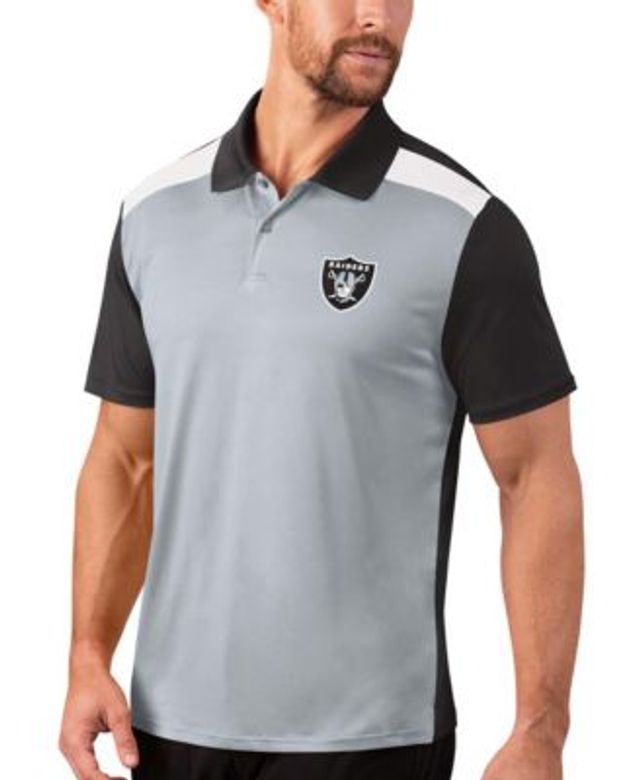 Men's Foco Silver, Black Las Vegas Raiders Retro Colorblock Polo Shirt -  ShopStyle
