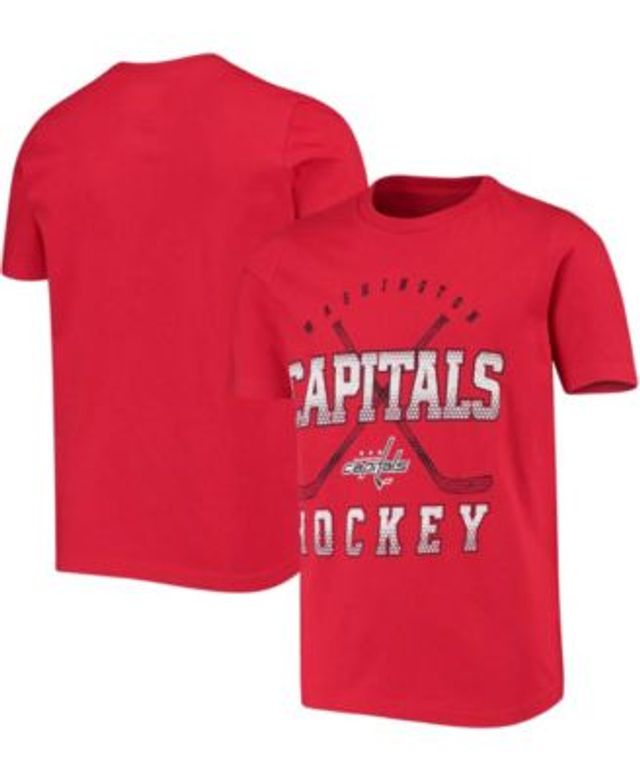 Outerstuff TJ Oshie Washington Capitals Youth Authentic Stack Long Sleeve Name & Number T-Shirt - Red