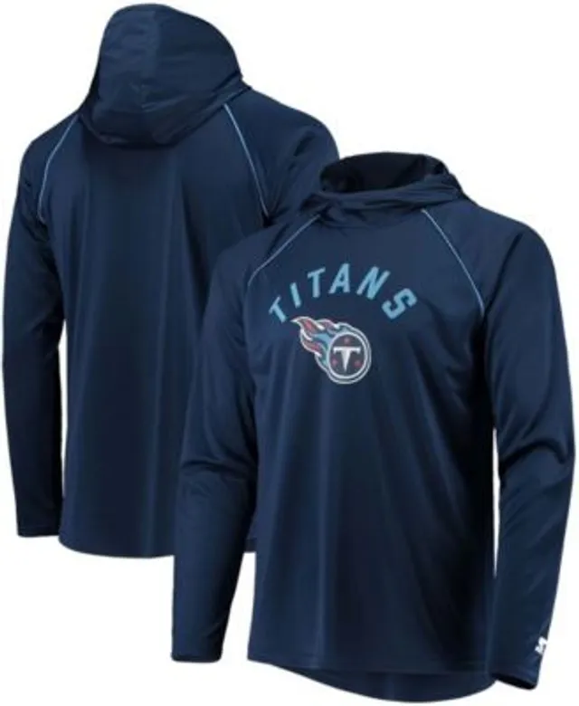 Nike Navy Tennessee Titans Sideline Performance Long Sleeve Hoodie T-shirt  in Blue for Men