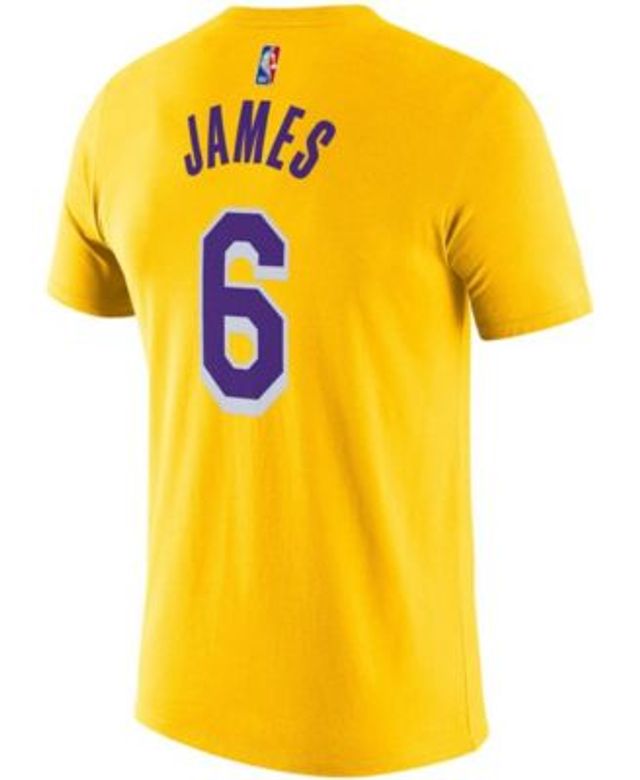 Men's Pro Standard LeBron James Gold Los Angeles Lakers #6