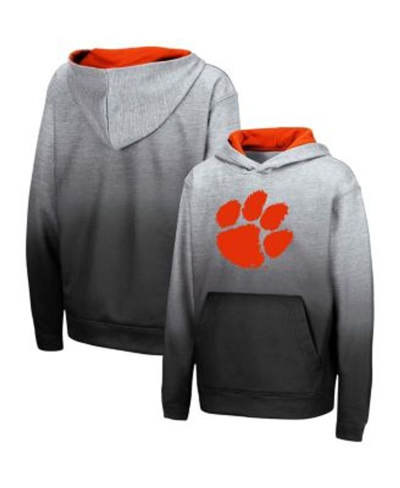 Colosseum Youth Boys and Girls Heathered Gray Clemson Tigers Sitwell  Pullover Hoodie | The Shops at Willow Bend