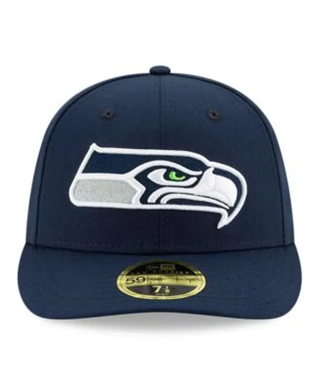 Seattle Seahawks New Era Arch 59FIFTY Fitted Hat - College Navy