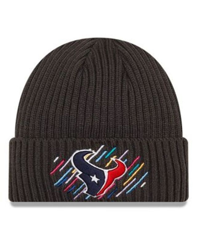 New Era Men's Charcoal Houston Texans 2021 NFL Crucial Catch Knit Hat