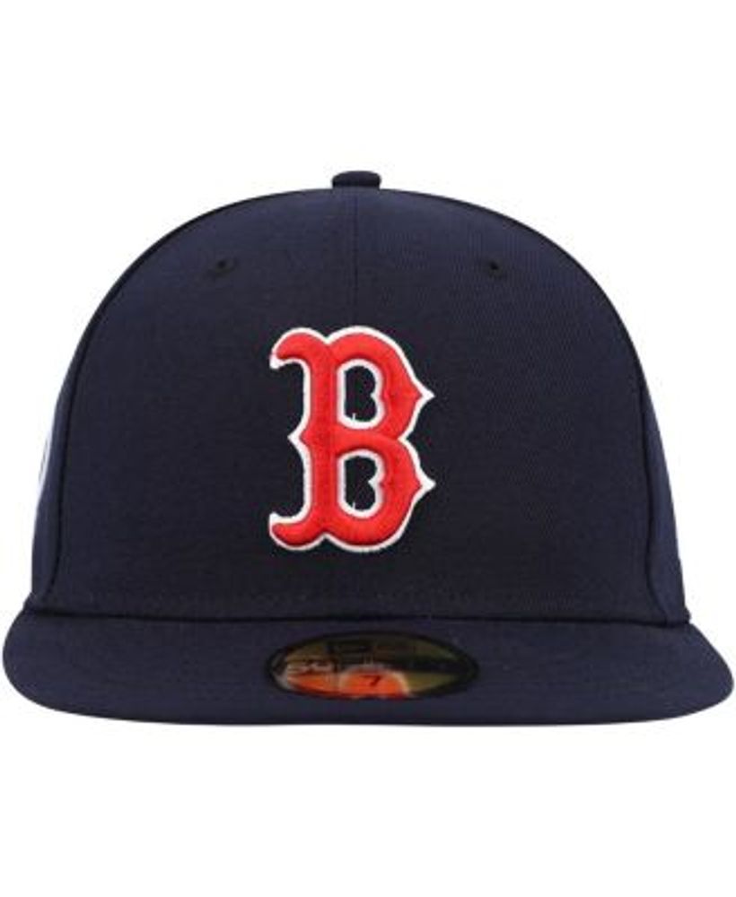 Men's New Era Red Boston Sox Sidepatch 59FIFTY Fitted Hat