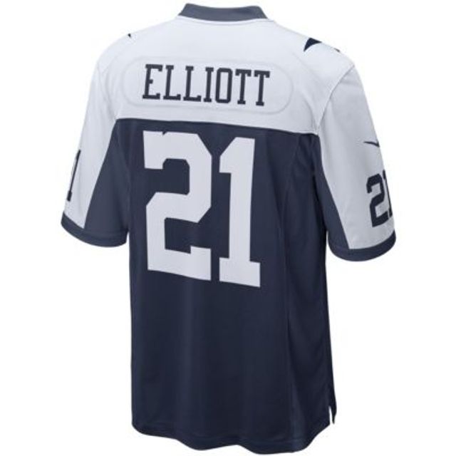 DALLAS COWBOYS ELLIOTT#21 WOMEN NIKE SCREENED NAVY GAME JERSEY S SM NEW NWT