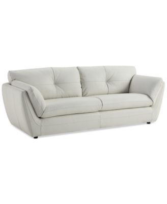 Tibie 92" Leather Sofa, Created for Macy's