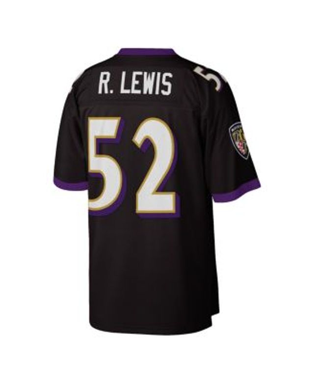 Men's Mitchell & Ness Ray Lewis Black Baltimore Ravens 2004 Authentic Throwback Retired Player Jersey