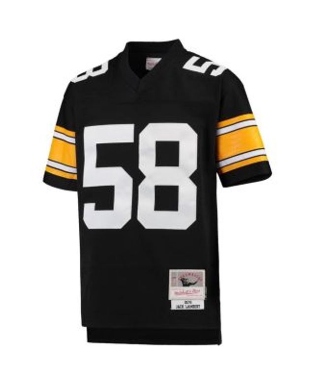 Women's Mitchell & Ness Jack Lambert Black Pittsburgh Steelers Legacy Replica Player Jersey Size: Medium