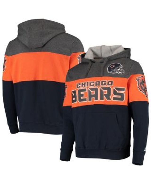 Starter Men's Navy Chicago Bears Extreme Full-Zip Hoodie Jacket - Macy's