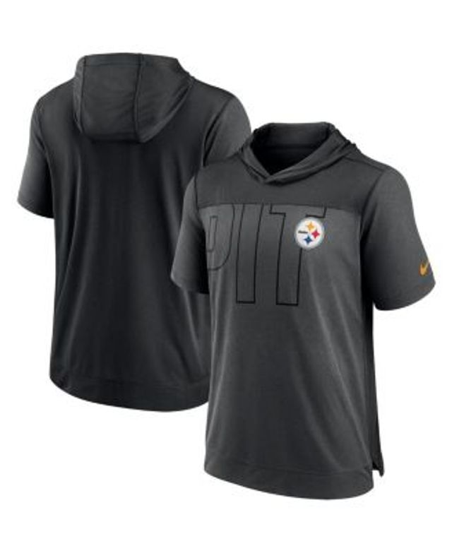 Nike Men's Heathered Charcoal, Black Pittsburgh Steelers