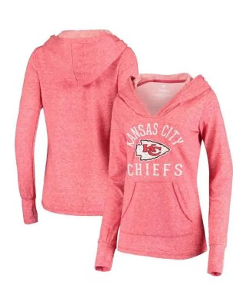 San Francisco 49ers Fanatics Branded Women's Doubleface Slub Pullover  Hoodie - Red