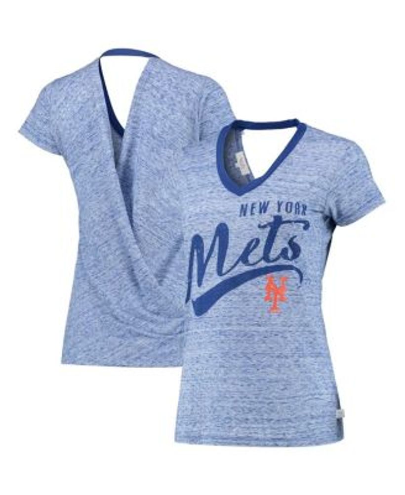 Touch Women's Navy Milwaukee Brewers Hail Mary V-Neck Back Wrap T