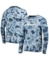 New Era Men's College Navy Seattle Seahawks Tie-Dye Long Sleeve T