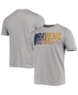 Men's New Era Purple Baltimore Ravens Combine Authentic Sweep T-Shirt