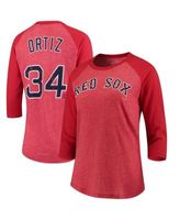 Nike Women's Nike Red/Navy Boston Red Sox Next Up Tri-Blend Raglan