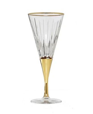 Stemmed Wine Glasses, Set of 6