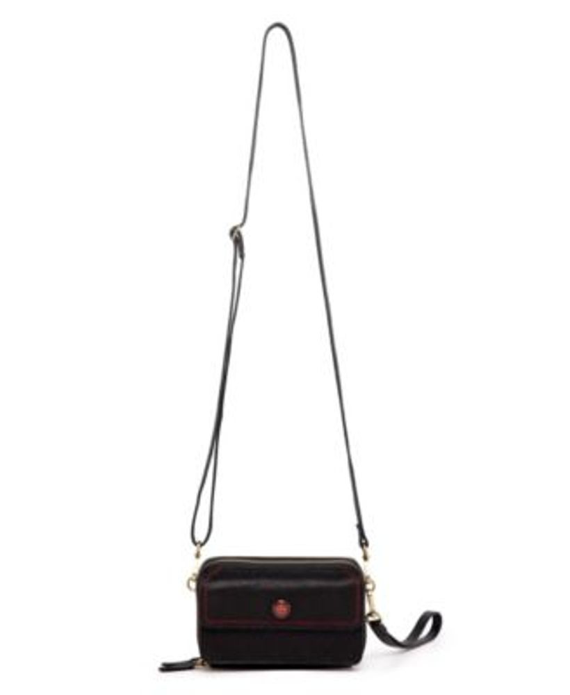 Old Trend Genuine Leather Halibut Crossbody - Black