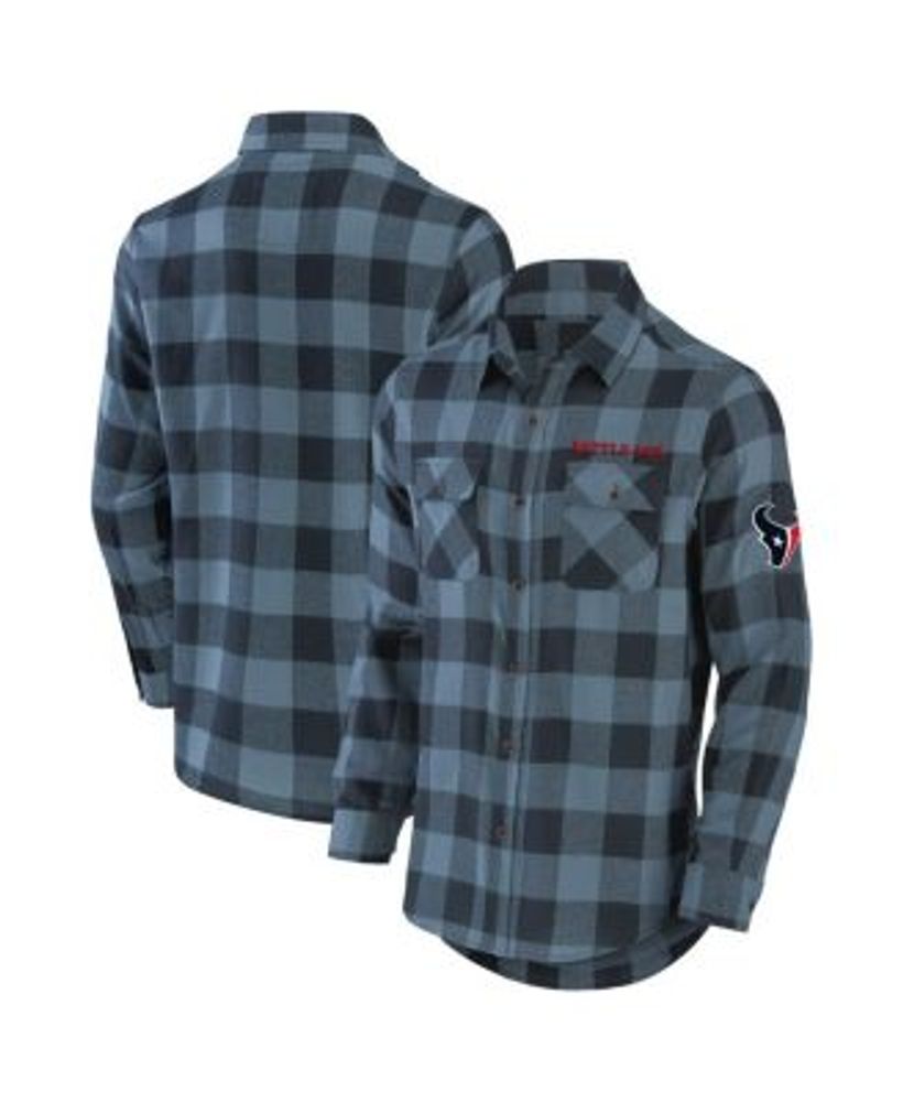 Men's NFL x Darius Rucker Collection by Fanatics Gray Chicago Bears Chambray Button-Up Long Sleeve Shirt Size: Extra Large