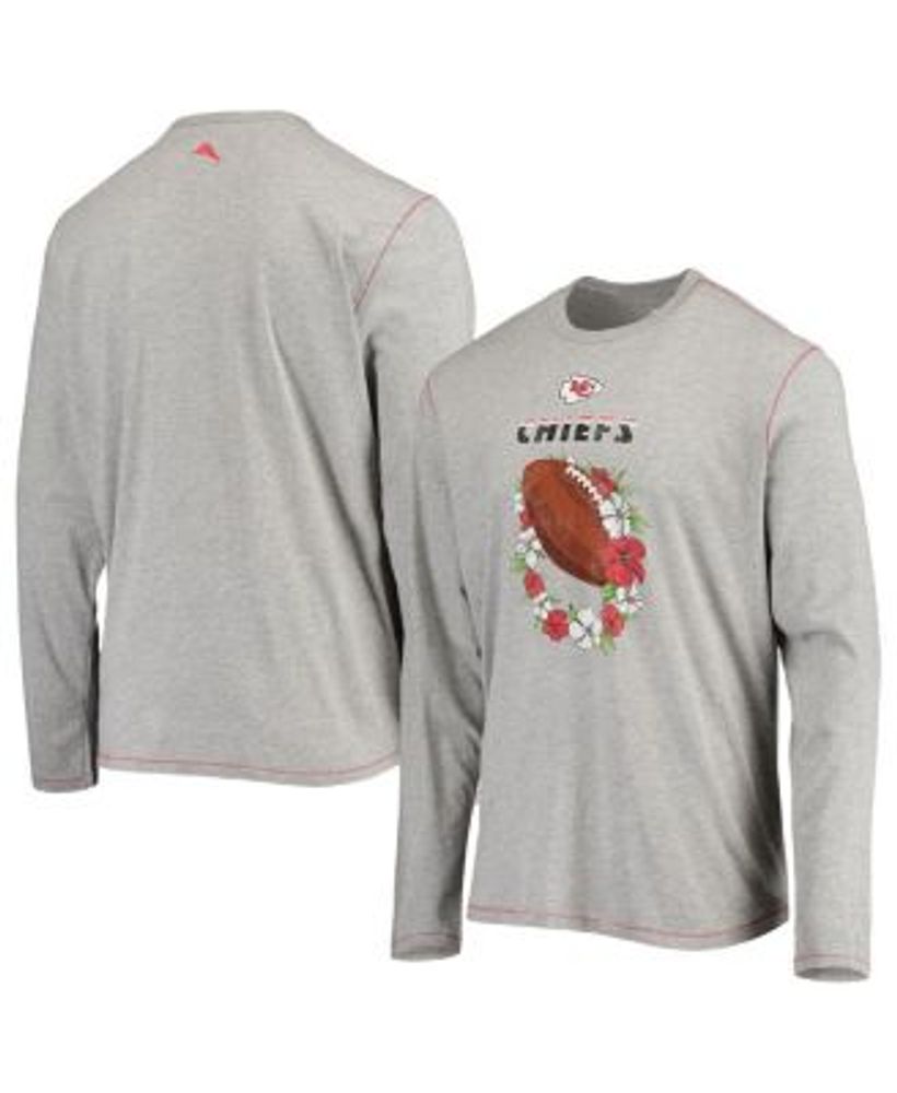 Refried Apparel Men's Gray Kansas City Chiefs Angle Long Sleeve T-shirt