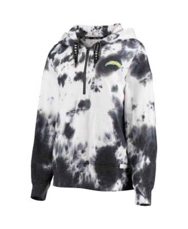 DKNY Women's White, Royal Buffalo Bills Dakota Oversized Tie-Dye Half-Zip  Hoodie - Macy's