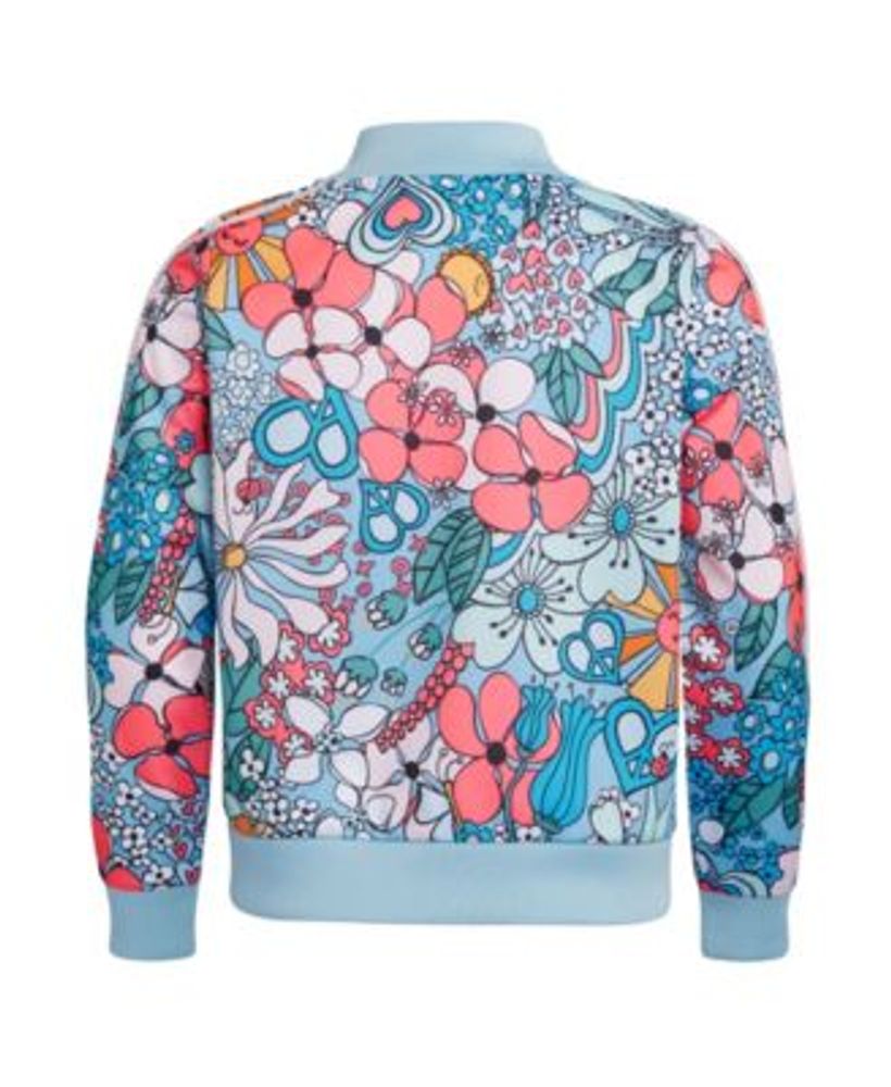 Big Girls All Over Print Tricot Jacket