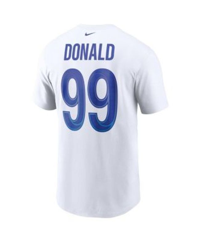 Men's Nike Aaron Donald Olive Los Angeles Rams 2022 Salute To Service Name  & Number T-Shirt