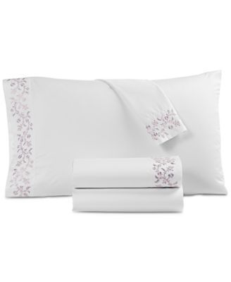Floral Vine Embroidered 500 Thread Count Created for Macy's