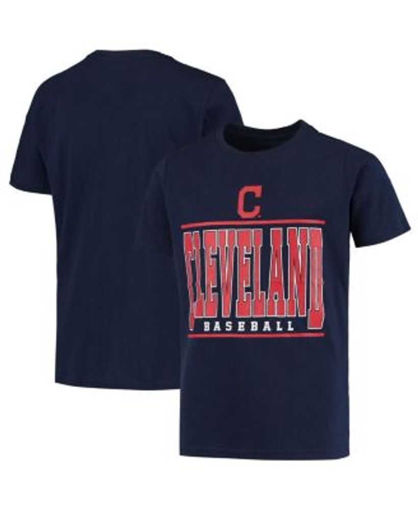 Youth Cleveland Indians Navy In The Pros T-Shirt
