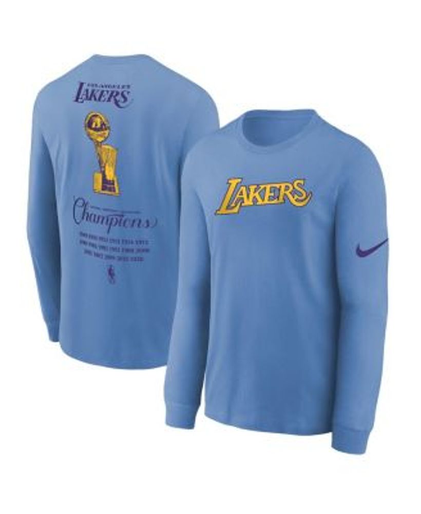 Los Angeles Lakers Courtside Max90 Men's Nike NBA Long-Sleeve T-Shirt