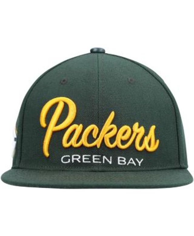 Men's Green Bay Packers New Era Black Goth Side Script 9FIFTY