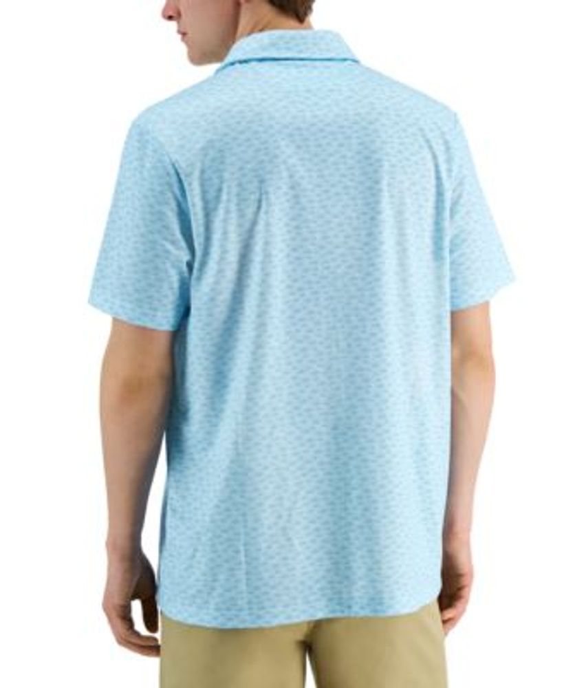 Men's Fish Print Polo Shirt, Created for Macy's