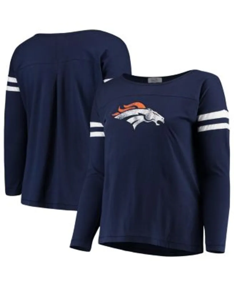 Women's Denver Broncos Graphic Oversized Sunday Crew, Women's Tops