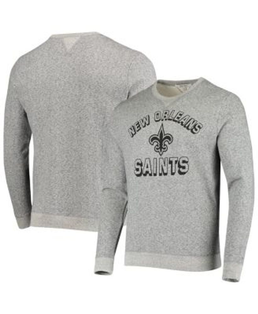 Men's New Orleans Saints Mitchell & Ness Heathered Gray Allover