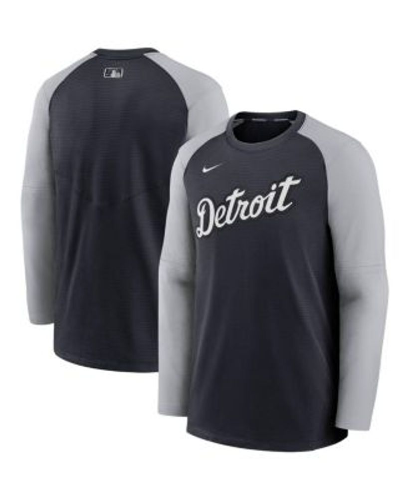 Nike Gray/Navy Tampa Bay Rays Game Authentic Collection Performance Raglan Long Sleeve T-Shirt