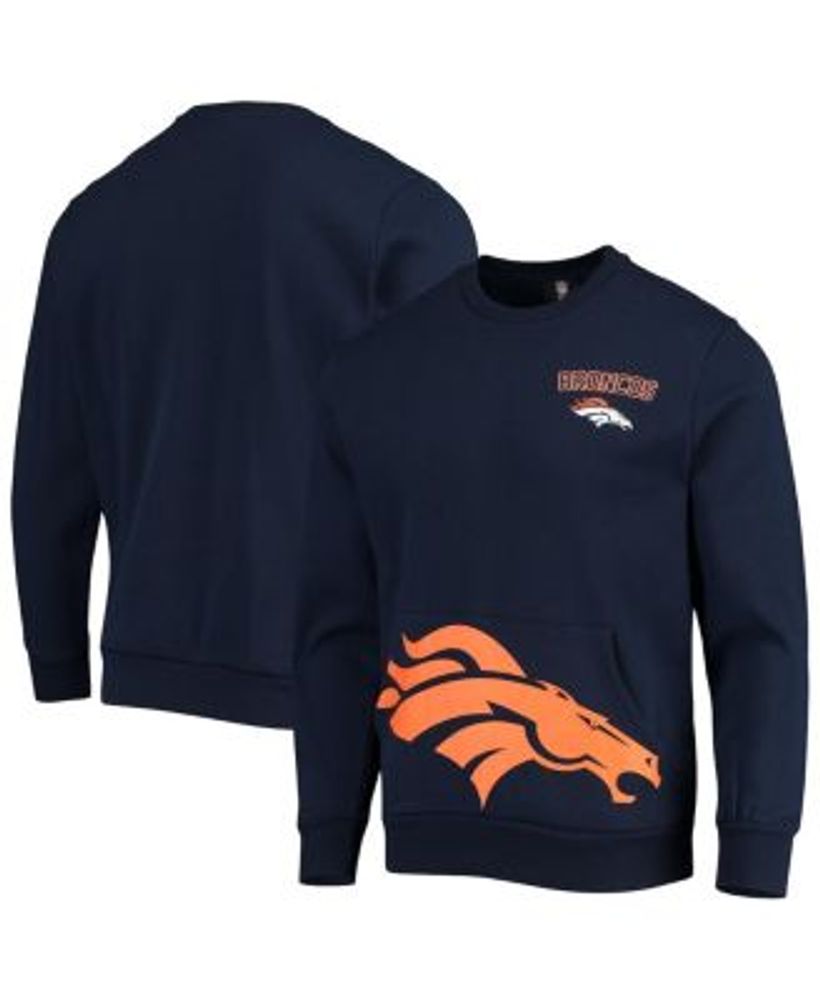 FOCO Men's Navy Denver Broncos Pocket Pullover Sweater