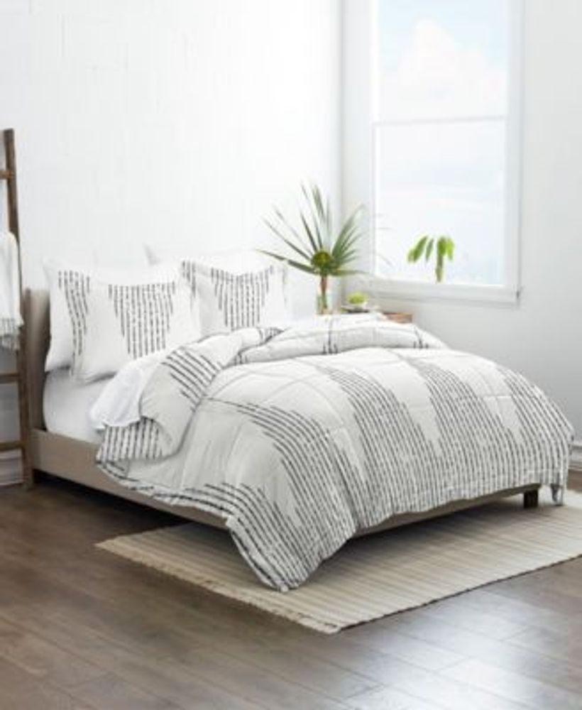 Ienjoy Home Home Collection 3 Piece Premium Ultra Soft Diamond Stripe Comforter  Set, King | Connecticut Post Mall