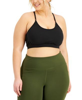 Plus Low Impact Sports Bra, Created for Macy's
