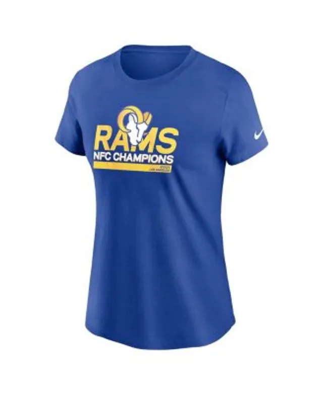 Nike 2021 NFC Champions Trophy Collection (NFL Los Angeles Rams) Women's T- Shirt.